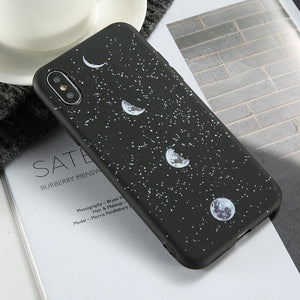 Case For Xiaomi Redmi Note 4 4X 5 6 Pro KISSCASE Moon Star Phone Case For Redmi 6 6A 5 5A S2 MI 8 9 9SE F1 Soft TPU Cover Shell