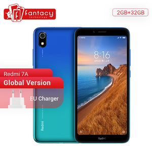 In Stock Global Version Xiaomi Redmi 7A 7 A 2GB 32GB 5.45" Snapdargon 439 Octa core Mobile Phone 4000mAh 12MP Camera Smartphone