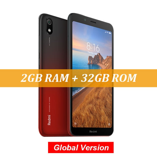 In Stock Global Version Xiaomi Redmi 7A 7 A 2GB 32GB 5.45" Snapdargon 439 Octa core Mobile Phone 4000mAh 12MP Camera Smartphone