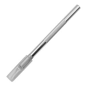 Non-Slip Metal Scalpel Knife Tools Kit Cutter Engraving Craft knives+5pcs Blades Mobile Phone PCB DIY Repair Hand Tools