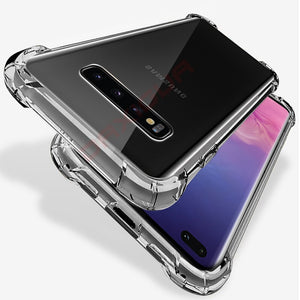 Clear Shockproof Case for Samsung Galaxy S10 Plus S10e S8 S9 Plus Soft Silicone Phone Cases for Samsung Note 10 9 8 Back Cover