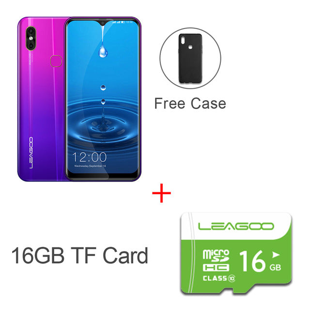 LEAGOO M13  Android 9.0 Smartphone 6.1'' HD  IPS Waterdrop Display 4GB RAM 32GB ROM MT6761 3000mAh Dual Cams 4G Mobile Phone